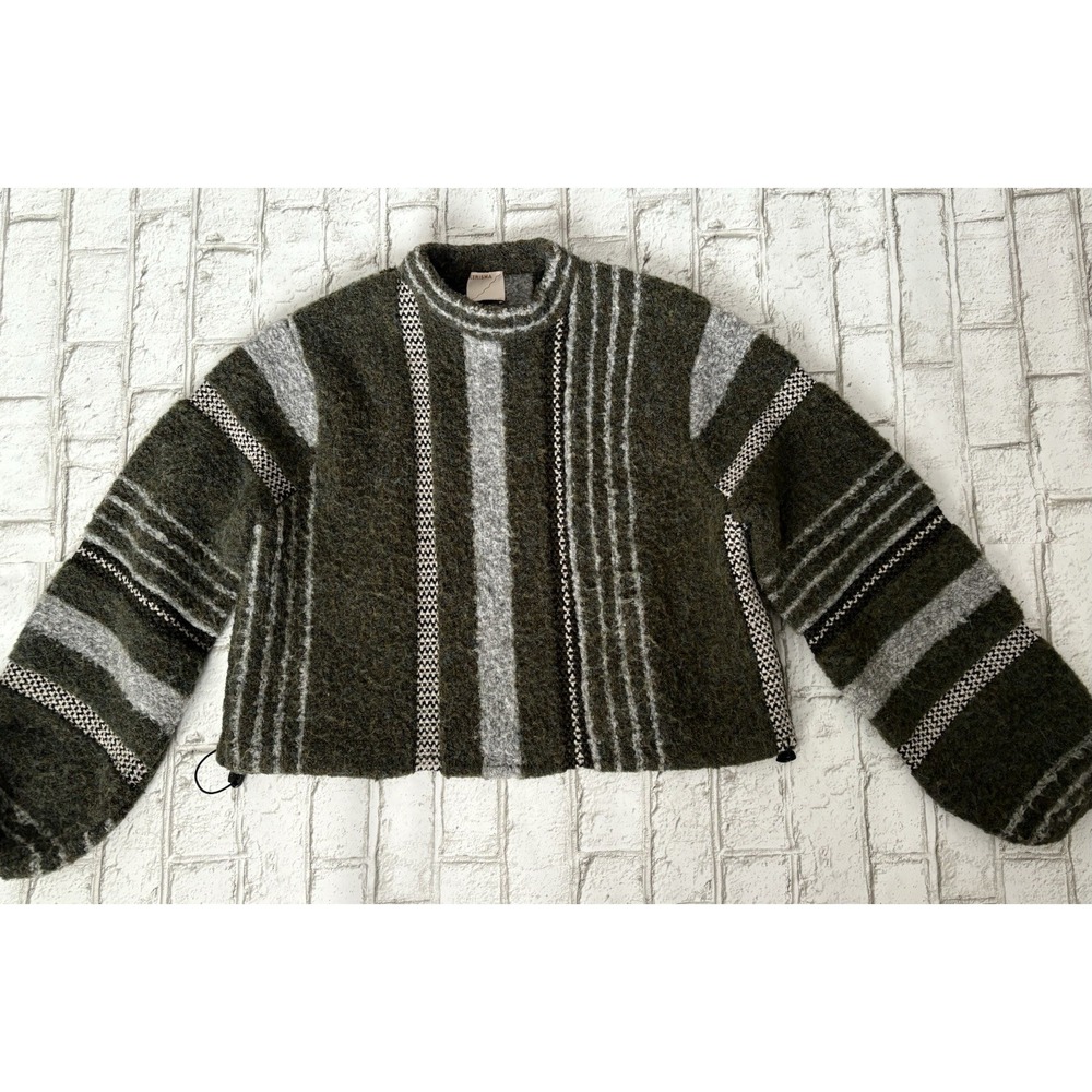 Kerisma Gramercy Striped Wool‎ Blend Sweater with Side Drawstring O/S
